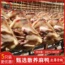 Hejun air-dried plate duck Jiangxi Gannan special production farm hand-made air-dried wax duck whole salted duck 5 packs