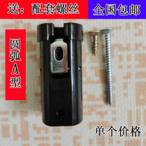 Small folding door on the wheel plastic accessories Vintage bathroom door Folding door accessories Aluminum alloy door Glass door hardware