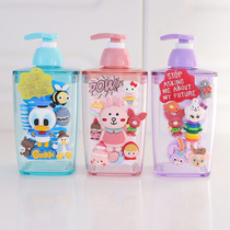 Cartoon cute dispensing bottle press type portable lotion bottle hand sanitizer bottle shampoo shower gel wash wash care dispenser