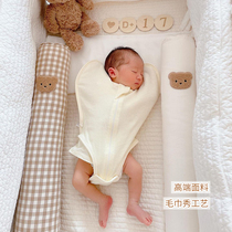 Baby bedding small bed around baby multi-function sleeping comfort long column pillow clip leg pillow anti-rollover pillow