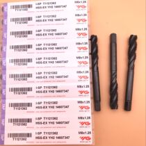 Imported Korean YG-1 black spiral machine with wire tapping edge dip angle tap M8M10 * 1 5M12M14 T1121