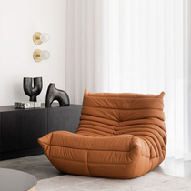 Net Red Hairy Caterpillar Sloth small sofa designer Creative Living Room Cloth Art Casual Single Chair Bedroom Balcony Deck Chair