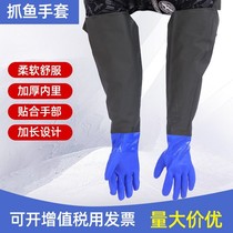 Catch Fish Gloves Wholesale Dishwashes Wash Labour Gloves Waterproof Gloves Aquatic Seafood Fishing Operation Gloves Manufacturer