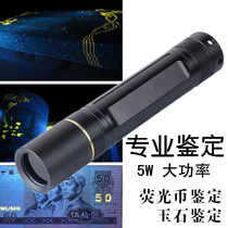 Seoul South Korea 5W high power banknote inspection Jade UV fluorescent lamp anti-counterfeiting purple led flashlight