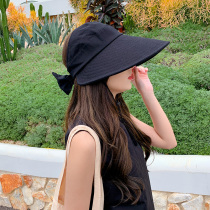 Sun hat womens 2021 new hat summer cover face cycling does not turn over running spring and autumn net red empty top sunscreen sun hat