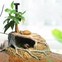Tortoise drying platform climbing platform Nest Villa to avoid house drying back stone head deep water turtle rest platform raising turtle climbing platform
