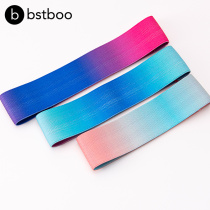 bstboo elastic belt female fitness hip hip skid non-slip strength training leg muscle thin leg training Peach Hip Hip