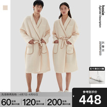 Bosie Ishizinchuan 2022 Spring new bathrobe male couples home in Huffog bathrobe