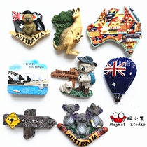 Australia Australia features attractions Tourist souvenirs Refrigerator stickers Koala kangaroo foreign tiles Sydney