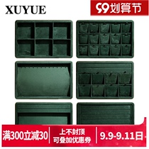 Xuyue metal high-grade green pallet jewelry jewelry tray jewelry tray jewelry display tray jewelry pallet
