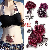 Tattoo sticker private parts 2021 new pattern lower abdomen body decal tattoo waterproof 3d stretch marks belly cover