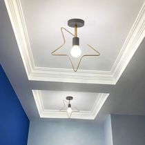  Aisle light Corridor light Star creative balcony light Nordic entrance entrance ceiling light Modern simple cloakroom light