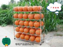 New products first kindergarten stainless steel ball cart basketball storage basket mobile ball frame storage frame outdoor trolley