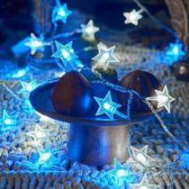 Camping lights string night market ambience lamps special colorful lights with LED flash color color color light bulb string lights