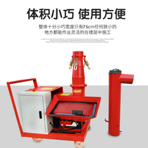 Secondary construction column upper material machine concrete conveying pump small cement mortar fine stone hydraulic spiral diesel oil