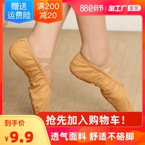 Dance shoes Children female soft-soled practice children dance adult male and female body cat paw Classical girls ballet shoes