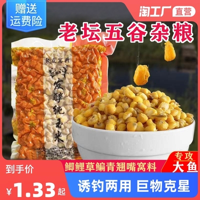 taobao agent 5 catty Corn wheat nest ingredients fishing nest ingredients ingredients, rice grains, rice bait wild fishing grass carp green carp bait