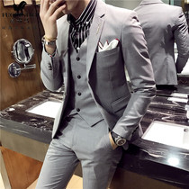 Rich bird suit mens suit Korean version of the trend business formal mens casual suit jacket handsome slim dress