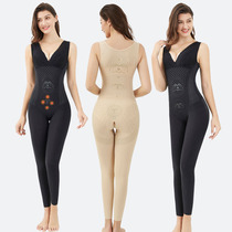 Body-shaped one-piece clothing Female opening gear long pants postpartum close-up shaping beauty body minus belly lifting hip close-up thigh undergarment