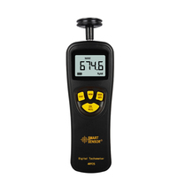 Himahima AR925 contact tachometer handheld tachometer tachometer linear speed speedometer Black