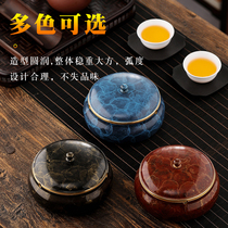 Pure Copper Ashtrays High-end Home Office Living Room Swing Piece Creative Personality Trend Anti Fly Ash Size Number with lid