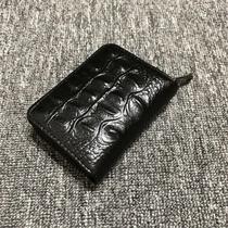 Shopping malls to withdraw the cabinet goods value cabbage price processing leather men and women general models first layer cowhide pure leather bank card bag