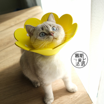 Mu Si Fall in Love with Fapie Meoof Sunflower EVA Sponge Elizabeth Ring Cat Lick Shame Ring Headgear