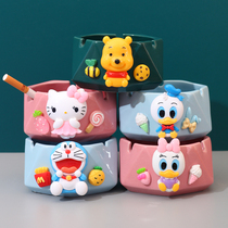 Cartoon Ceramic Ashtrays Personality Small Gifts Swing Pieces Home Cute Smoke Cylinders Idea Birthday Gift Friends Gift