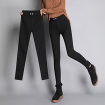 Magic pants women spring and autumn 2021 New High waist elastic pencil pants black leggings women wear small black pants