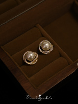 Oliver Style Retro Light Luxury Superior Elegance 100 Hitch Design Pearls Ear Clip Woman