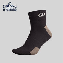 SPALDING SPALDING official flagship store mens short-tube sports basketball socks 40002