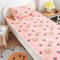 Summer Ice Silk Children Latex Mat mattress Dual-use Kindergarten Crib Beds Nap Bed Bedding Thin Mat Mat