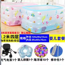 Swimming pool Household thickened childrens indoor outdoor play water artifact Foldable swimming bucket Inflatable swimming pool Large