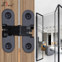  Invisible door hinge Secret door cross hinge Room door dark hinge Hardware folding door Invisible dark hinge Hidden hinge