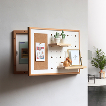 Meter box hole plate Nordic ins decoration creative distribution box shielding switch box solid wood cover plate can be customized