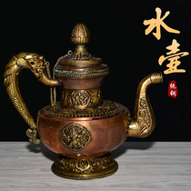 Indian bronze antique pure brass Buddhist supplies Tantric for repair Household Buddha hall worship bottle pendulum