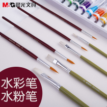 Chenguang gouache set for art students Special primary school students children kindergarten watercolor painting pen set Beginner hand-painted adult brush Oil painting pen Watercolor paint pen hook line pen Painting brush