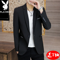 Flower Playboy Spring Falls new small suit mens Korean version of a casual handsome suit for mens single western coat wave