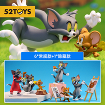 (52TOYS)TOM and JERRY daily life cat and mouse anime blind box trend toy gift