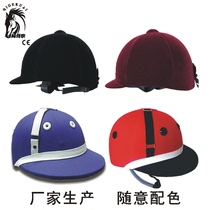 Riding fast adult suede horse helmet knight riding Equestrian Equestrian helmet polo hat M1