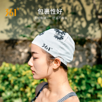 361 Degree new swimming cap Lady long hair waterproof cute silicone swimming cap comfortable not head swimming hat
