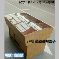 Five grains dried fruit display cabinet Supermarket wooden shelf Rice grain bucket Rice bucket Snack grain shelf Bulk cabinet