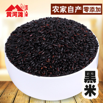 New black rice farmhouse self-produced coarse grains black rice without dyeing black fragrant rice grains 400g