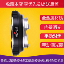 MD-LM Minolta MD MC Port lens transfer Cai Si M Furenda Leica ZM VM M3 M9 body