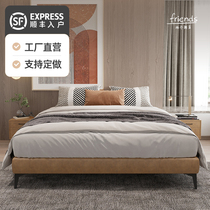 Japan-style Suspended Bedside Bed Hotel Tatami Without Backrest Bed Case Floor Bed Shelf Modern Simplicity Customisation