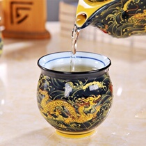 Jingdezhen Ceramics Kung Fu Tea Set Large Tray Retro Tea Ceremony Layer Tea Cup Teapot Single Porcelain Set