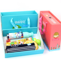 Primary school kindergarten stationery set gift box exquisite gift package Childrens Prize stationery school supplies wholesale