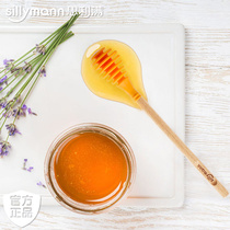 Sillymann Sili man honey stirring rod long handle silicone take stick honey mixing tool honey spoon