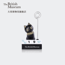 British Museum Anderson Cat Multifunctional Desktop Calendar Small Pair Notes Creative Birthday Gift New Year