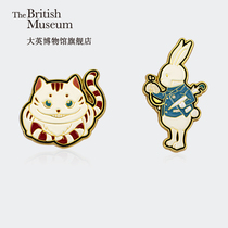 British Museum official Alice in Wonderland Series badge brooch set simple creative gift